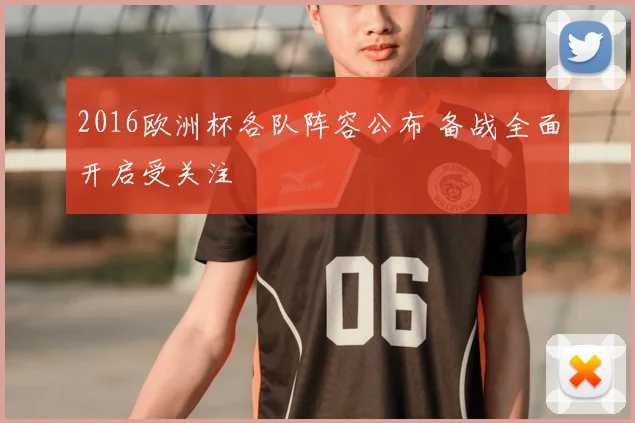 2016欧洲杯各队阵容公布 备战全面开启受关注