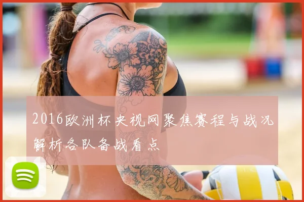2016欧洲杯央视网聚焦赛程与战况解析各队备战看点